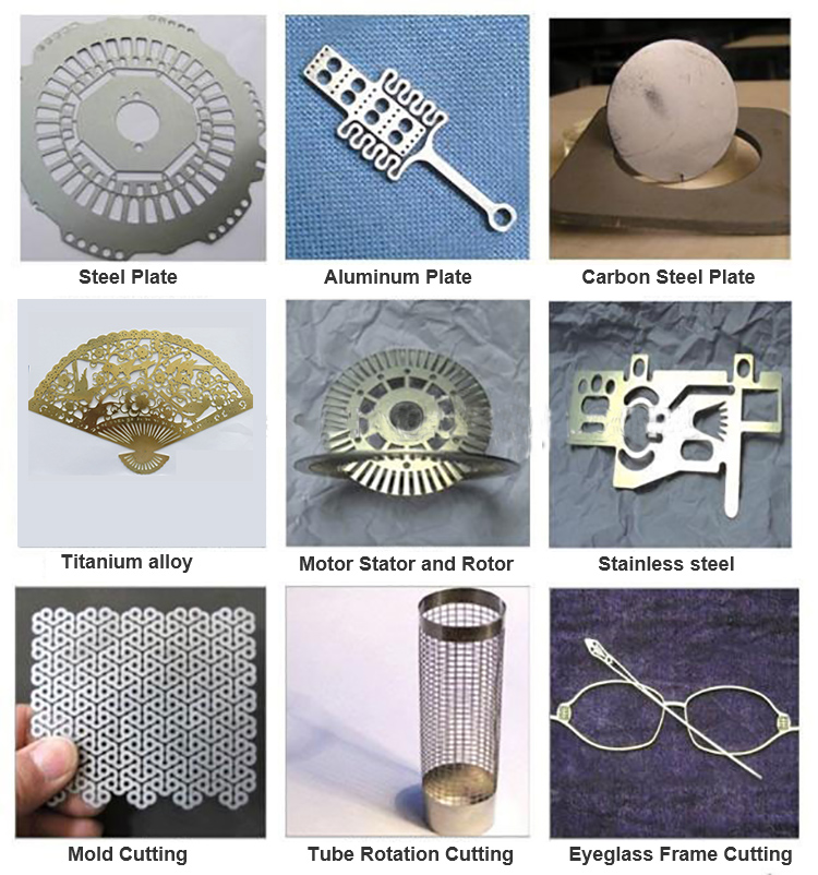 aşağı qiymət laser kəsmə maşını wifi simsiz nəzarət ilə 1000w