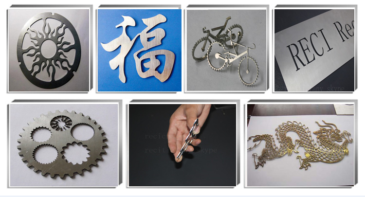 Ç CNC Fiber 1000W Lazer Kesme Makinesi 3000x1500mm Karbon Çelik